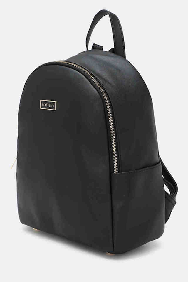 Van heusen black backpack sales