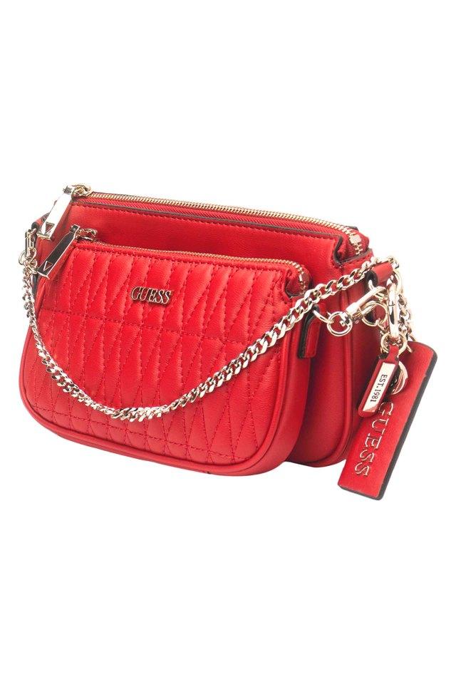 Guess sling store bag red