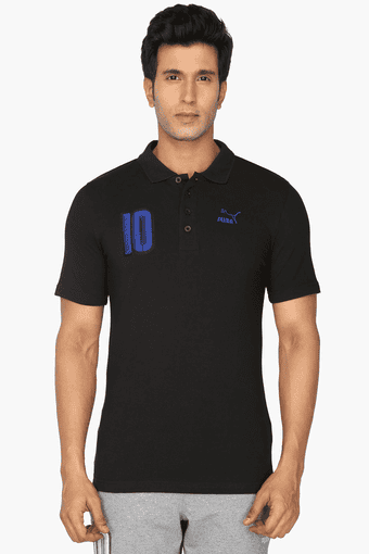 puma skinny fit tracksuit set in black