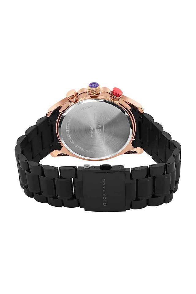 Giordano watch deals black metal