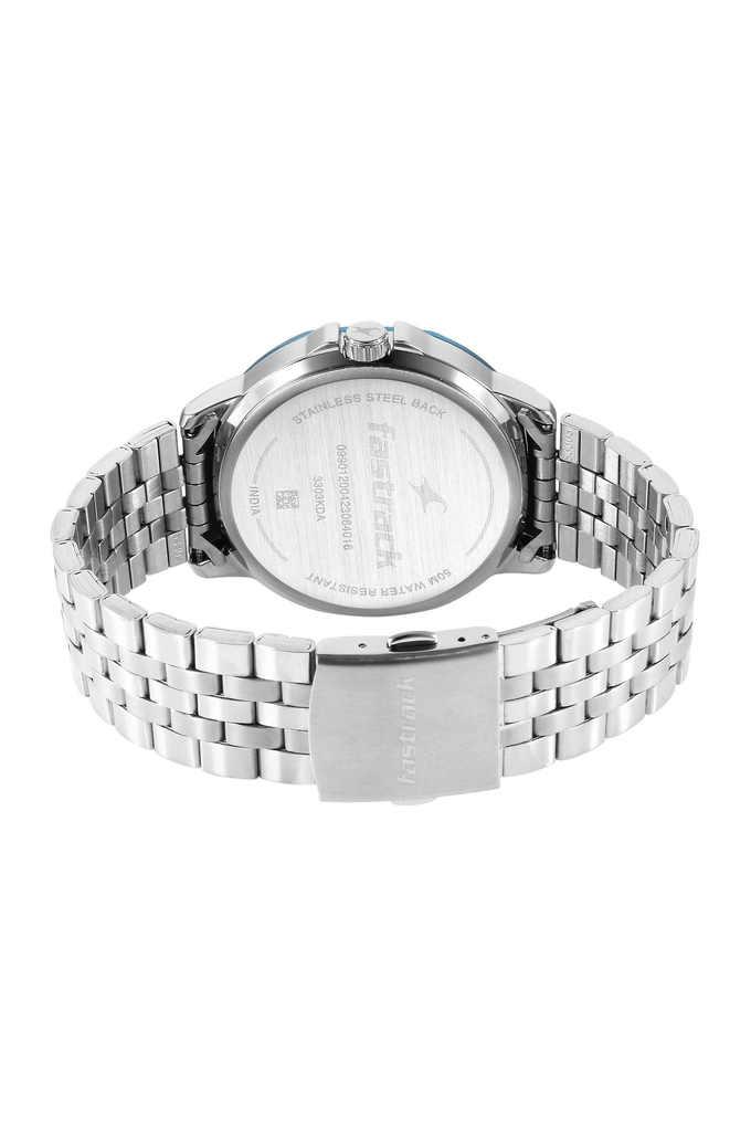 Fastrack watch stainless steel back water resistant price sale