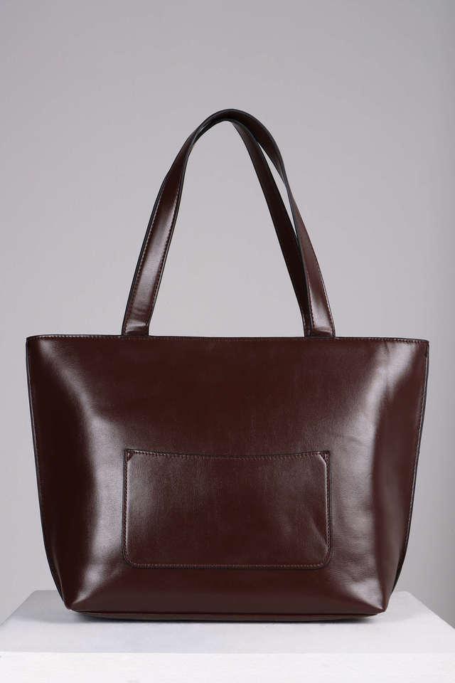 ALLEN SOLLY -  Coffee Laptop Bag - Main