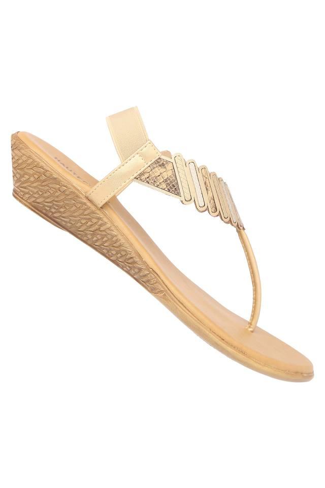 HAUTE CURRY -  Gold Sandals - Main