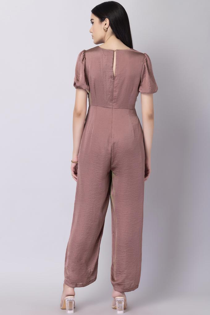 Buy FabAlley Women's Georgette Jumpsuit (DRS03057_Maroon_X-Small) at  Amazon.in