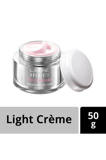 lakme perfect radiance skin lightening light cream