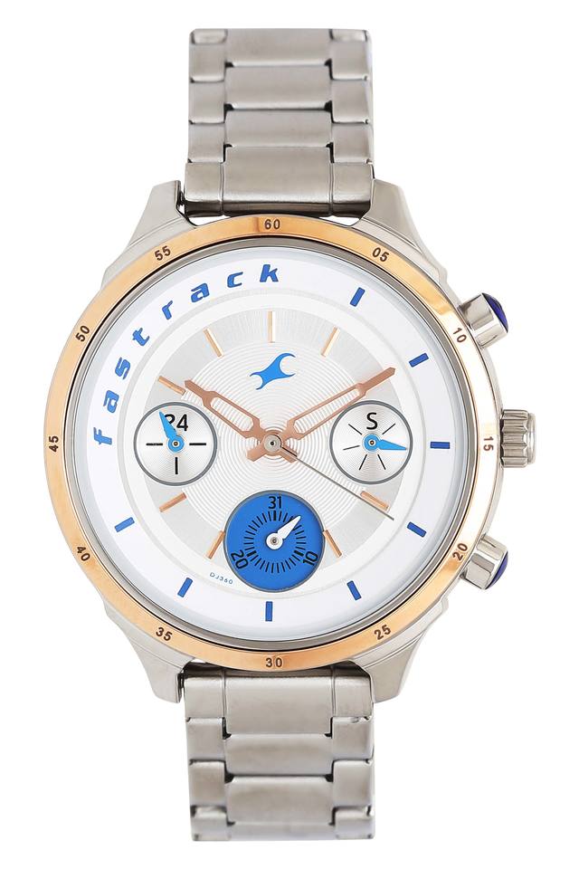 Fastrack white dial watch new arrivals