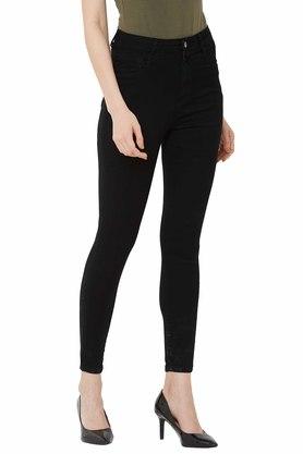 Womens black high hot sale waisted super skinny jeans