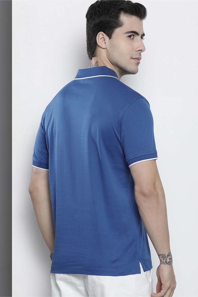 Solid Cotton Slim Fit Men s T Shirt