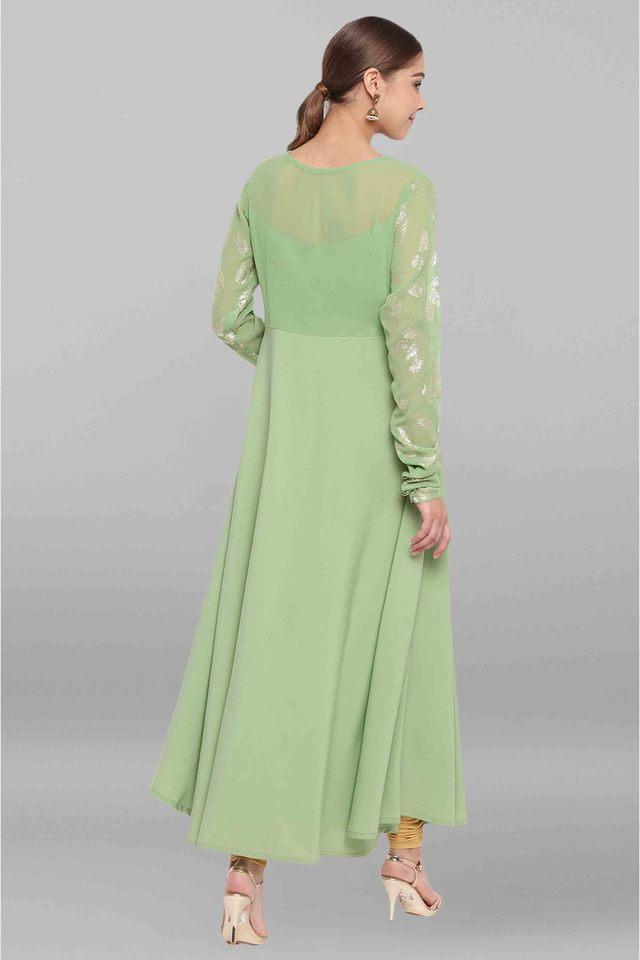 JANASYA -  Green Kurtas - Main