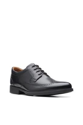 Clarks sugar sky black best sale leather shoes