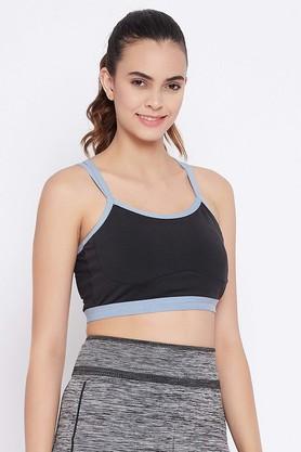 Buy online Grey Polyamide Sports Bra from lingerie for Women by Clovia for  ₹369 at 69% off