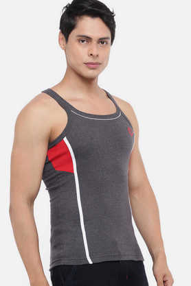 Buy DOLLAR BIGBOSS Men's Assorted Pack of 3 Cotton Gym Vest