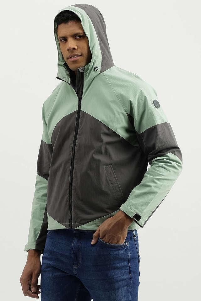 Solid Cotton Regular Fit Men's Jacket