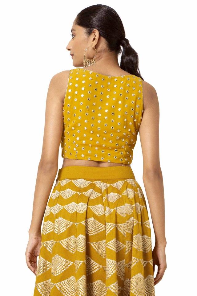 INDYA -  Yellow Kurtis & Tops - Main