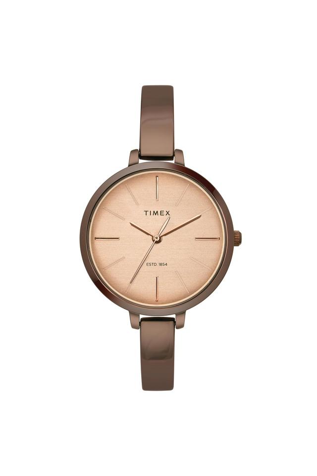 Buy TIMEX Womens Rose Gold Dial Analogue Watch - TWEL12813 | Shoppers Stop