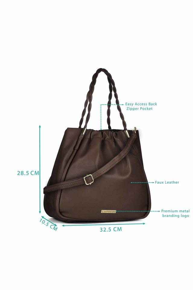 CAPRESE -  Brown Satchel - Main