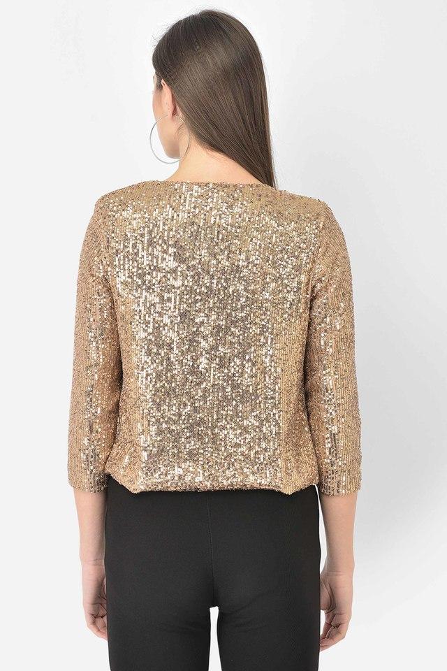 Gold on sale bolero jackets