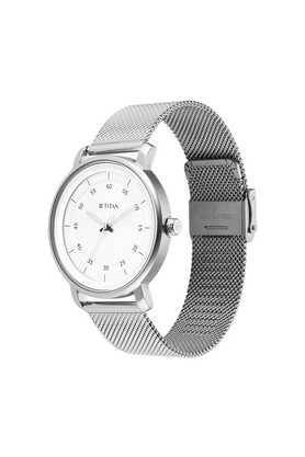 Titan silver clearance analog watch