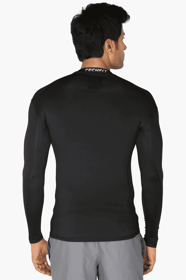 Mens Slim Fit Round Neck Full Sleeves Solid T shirt