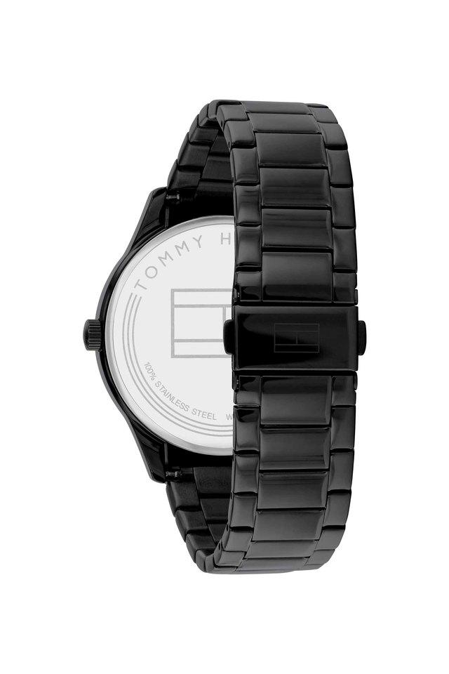 Tommy hilfiger black chain hot sale watches