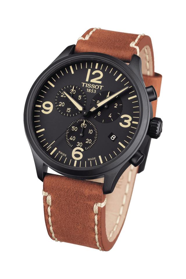 Chase timer chronograph on sale whisky leather watch