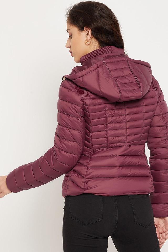 Buy Madame Women Brown Solid Padded Jacket - Jackets for Women 7726892 |  Myntra