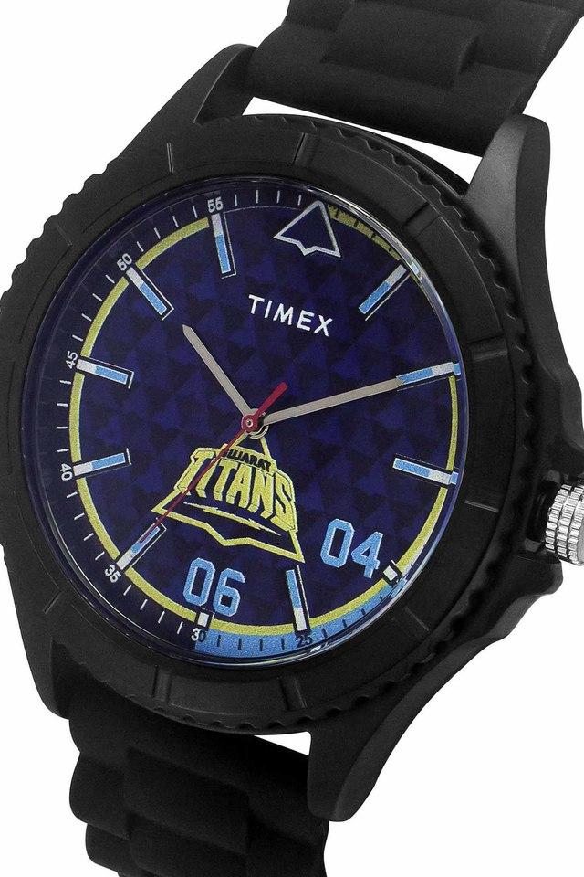 Gujarat Titans 39 MM Blue Silicone Analog Watch For Men TW00ZR564