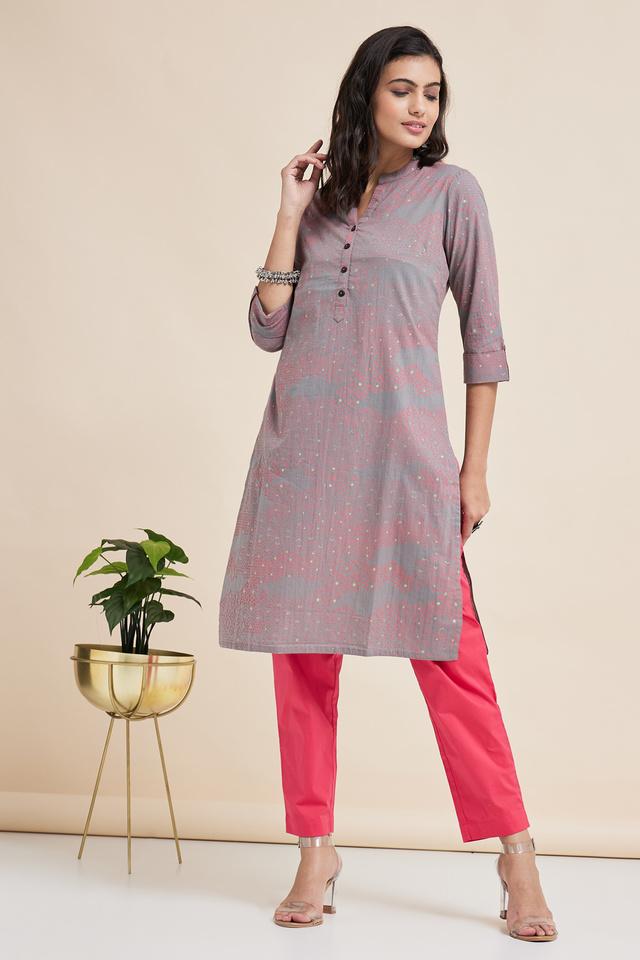 STOP -  Grey Kurtas - Main