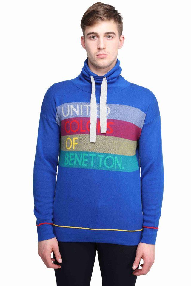 UNITED COLORS OF BENETTON -  Blue Sweaters - Main