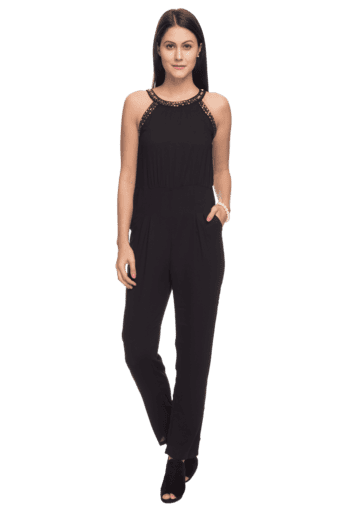 women's halter neck jumpsuit