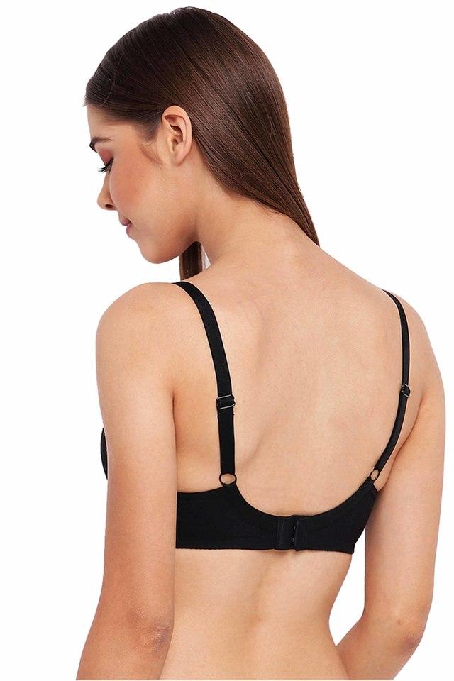 Buy ENAMOR Black Non-Wired Fixed Strap Non Padded Women's Every