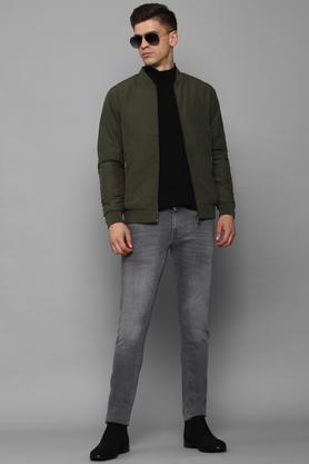 Green colour outlet jacket