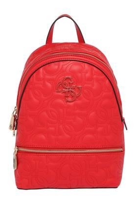 Red guess backpack purse hot sale