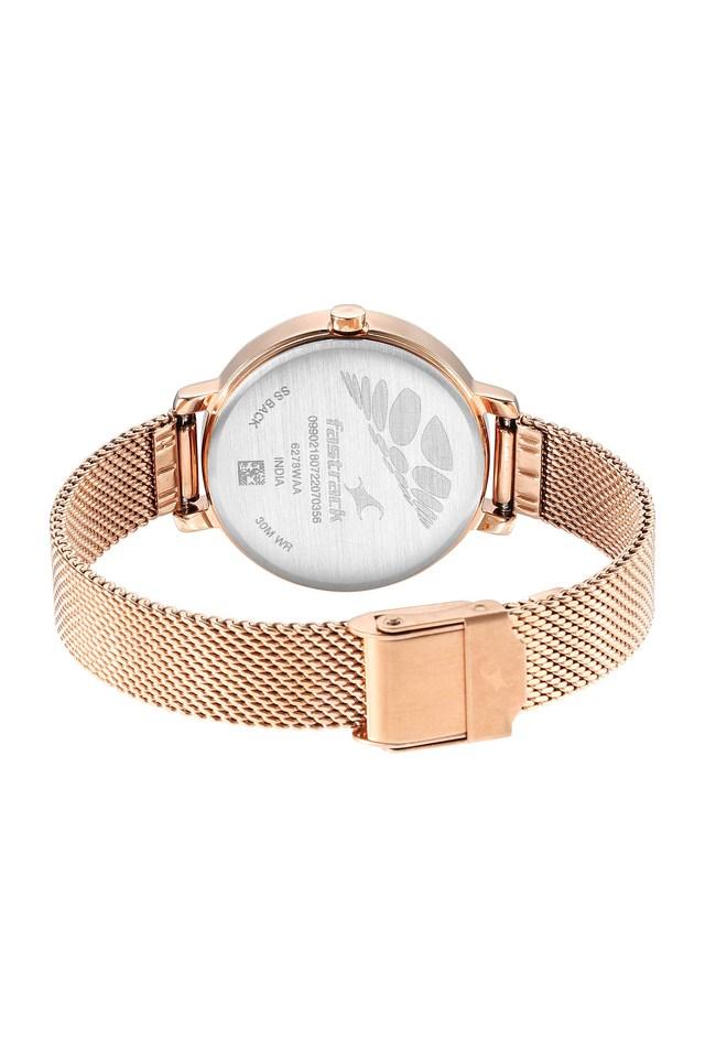 Fastrack women's hotsell watches rose gold