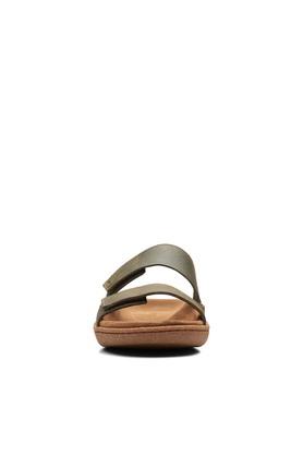 Clarks olive green online sandals