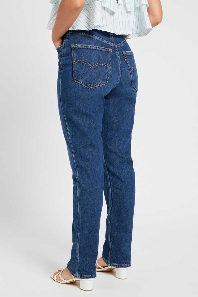 Levi's High-Waisted Mom Jeans In Indigo