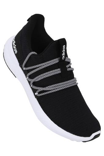 adidas black sports shoes