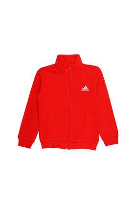 Red adidas jacket on sale boys