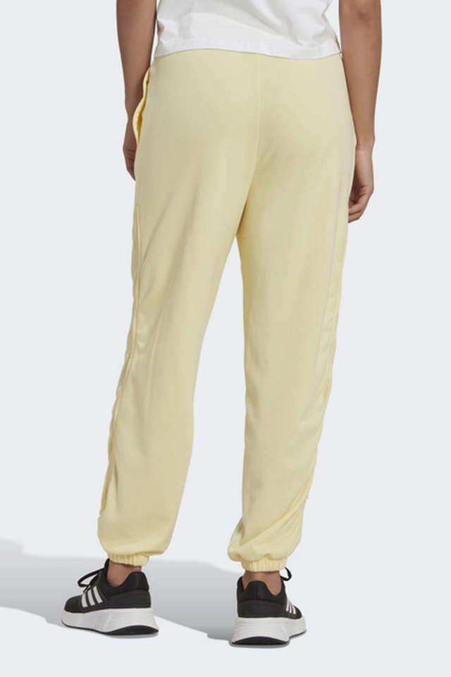 Adidas yellow 2024 track pants