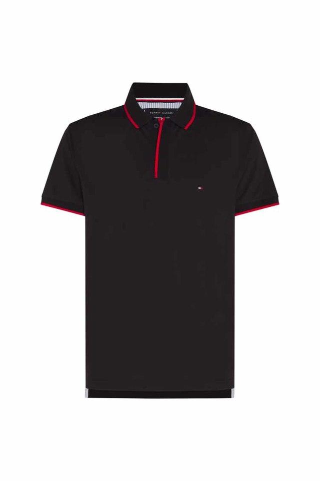 Polo tommy hilfiger negro new arrivals