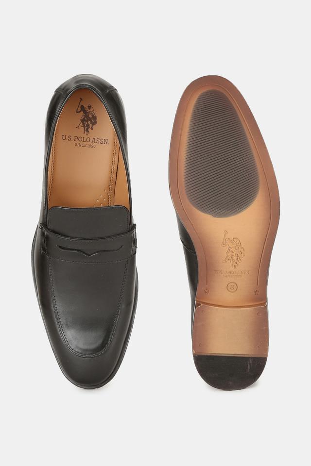 Men's polo leather on sale shoes