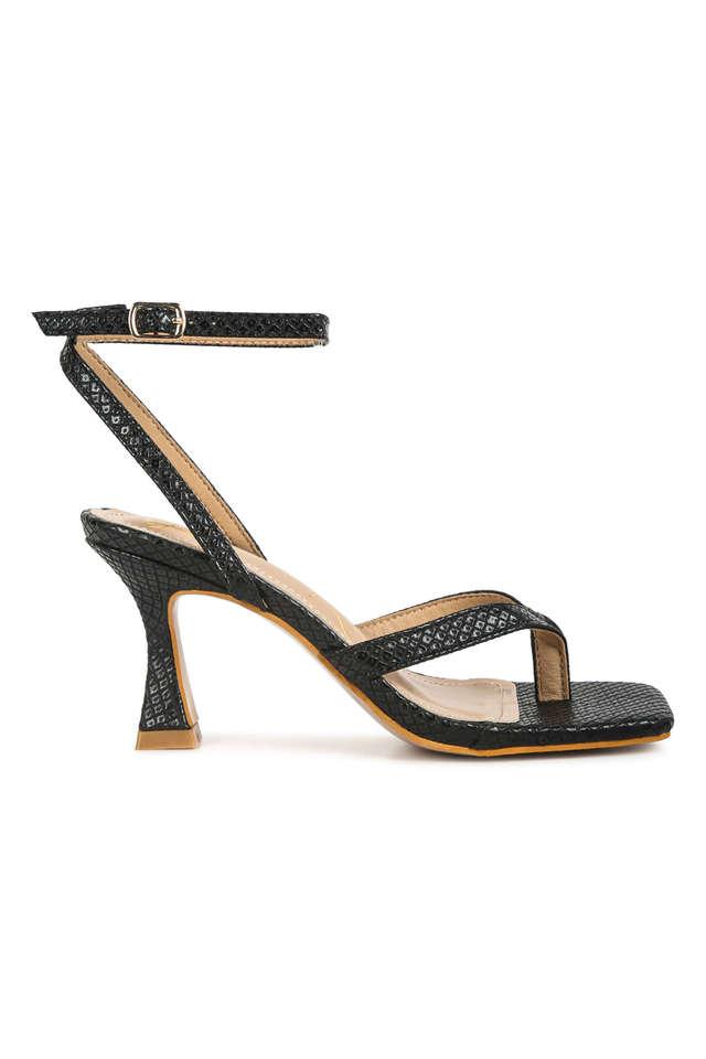 Black party wear sandals sale