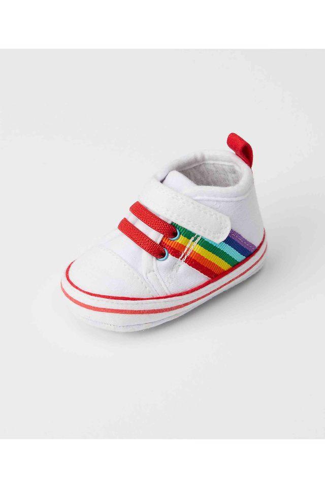 Solid Cotton Infant Boys Pram Shoes