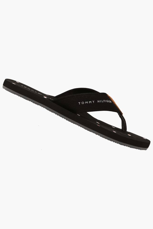 Buy TOMMY HILFIGER Black Mens Slipon Casual Slipper Shoppers Stop