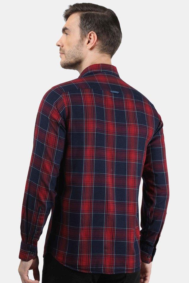 MONTE CARLO -  Red Casual Shirts - Main