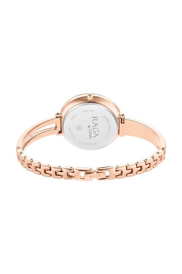 Titan raga analog outlet watch rose gold