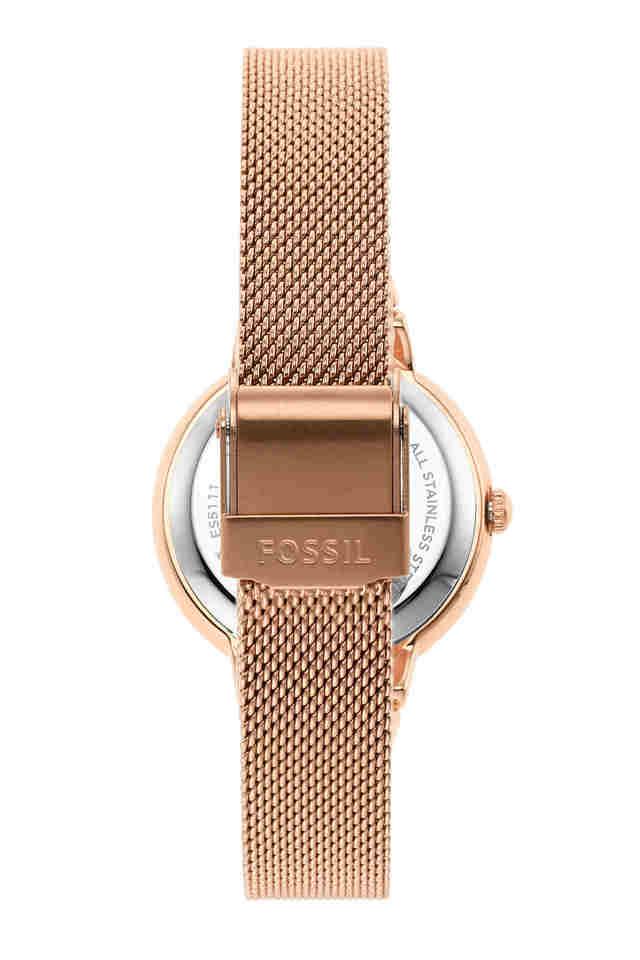 Buy FOSSIL Womens 30 mm Virginia White Dial Stainless Steel