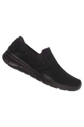 Mens black skechers hot sale