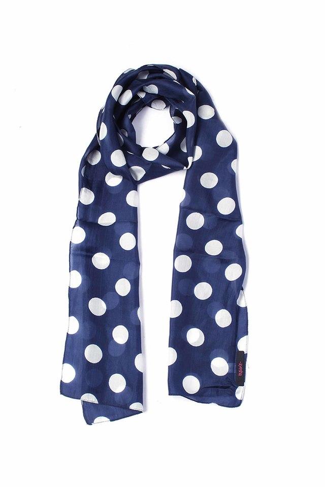 Ayesha Printed Square Scarf For Women (Blue, FS)