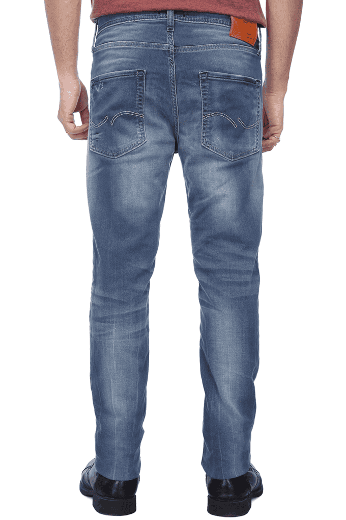 JJIMIKE JJORIGINAL MF 123 Tapered fit jeans | Medium Blue | Jack & Jones®